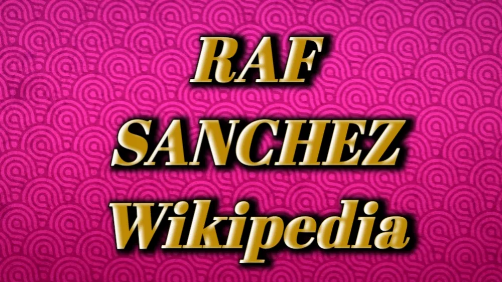 Raf Sanchez Wiki, Nationality, Wife & More